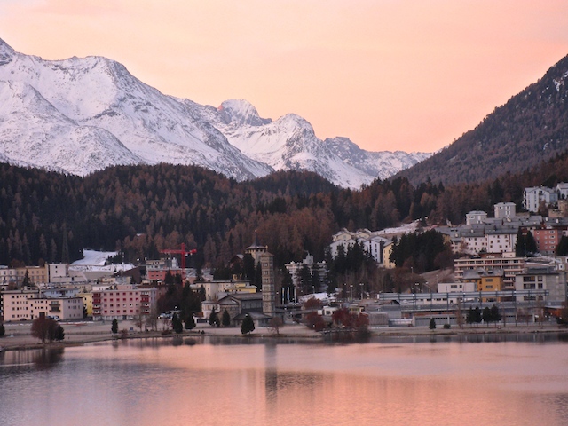 St Moritz, Switzerland, a luxury ski destination