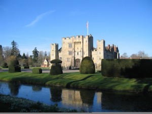 Hever Castle on a clear day