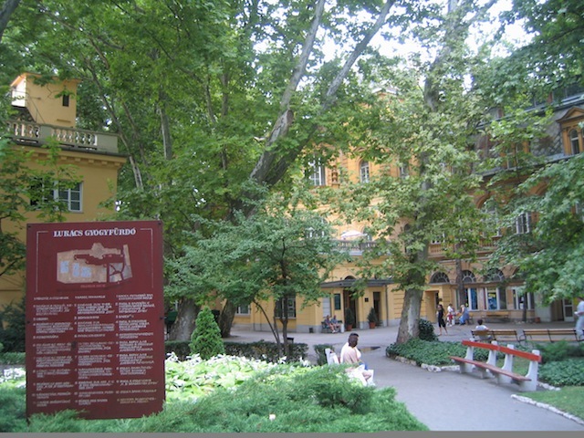 Lukacs Baths Budapest bathing