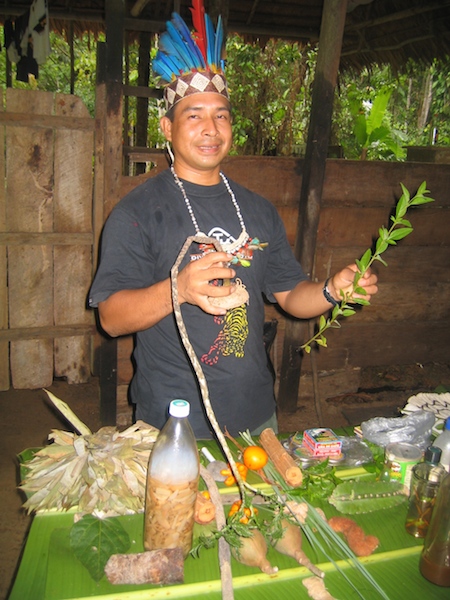 Shamanic healing with the Amazon shaman in Peru