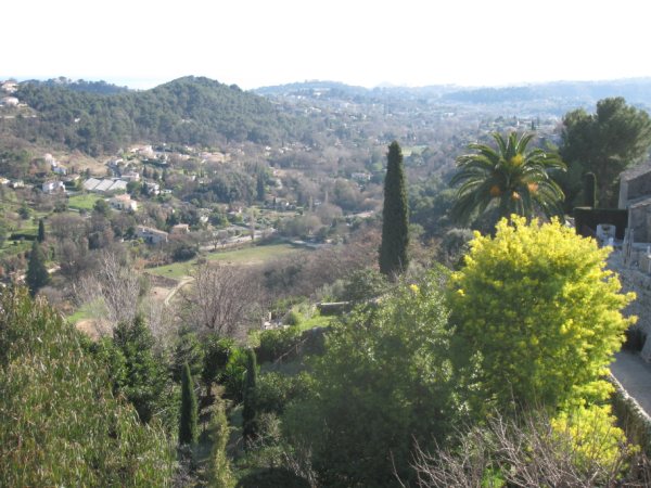 Renting a gite France, View from Vence
