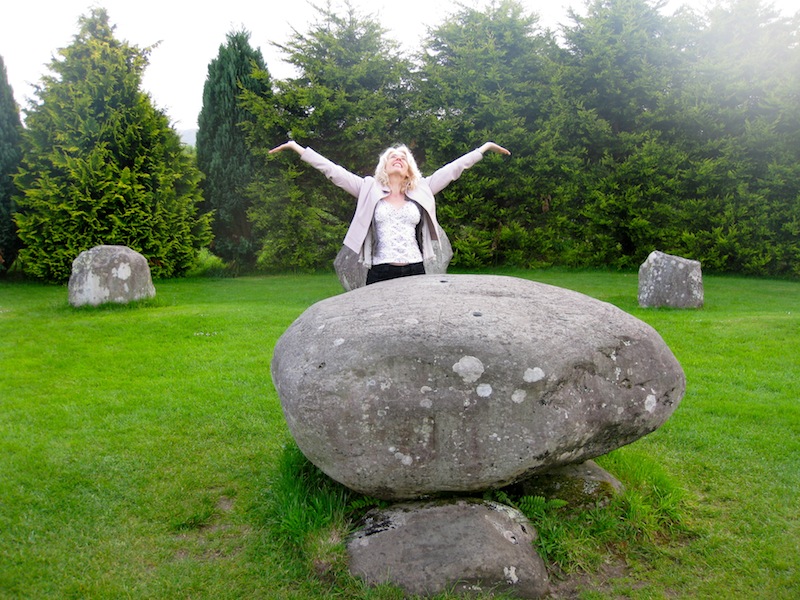 Communing at the Stone Circle of Kenmare, Ring of Kerry, Ireland