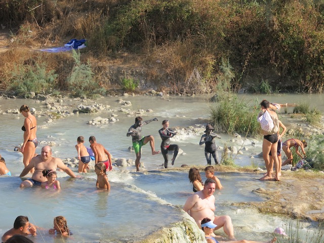 Tuscany when disaster strikes go to Terme di Saturnia spa