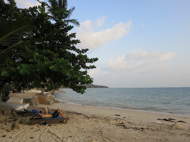 Soul searching in Thailand, relaxing beach