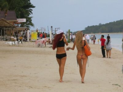 Beach scene in Koh Samui