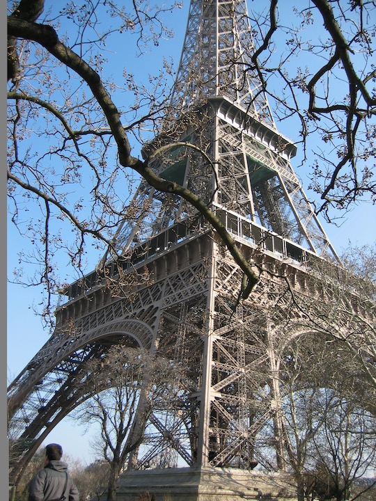 Writing the first chapter of a memoir, paris eiffel tower