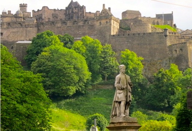 Edinburgh Castle in Scotland