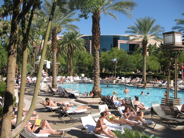 Poolside at MGM