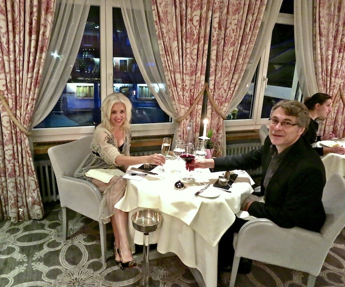 La Malvoisie Restaurant in Les Source des Alples hotel Leukerbad Switzerland