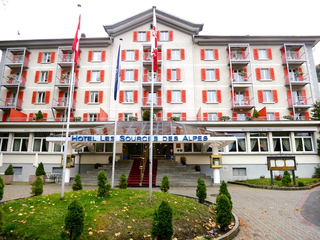 Gemmi Pass, Leukerbad hotels Les Sources des Alpes Switzerland