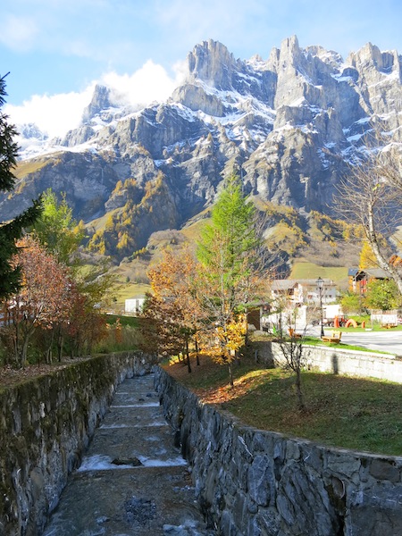 Gemmi Pass, Leukerbad Switzerland alpine view mountains