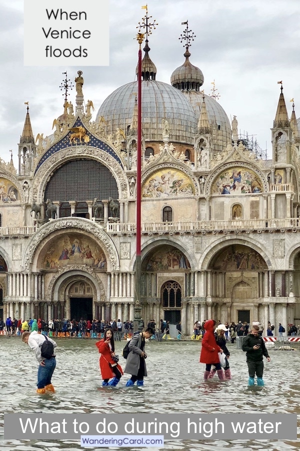 What to do during high water in Venice: Don't despair, if Venice flooding is predicted and you're worried the aqua alta will ruin your trip, here is how to make it an adventure.