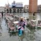 High water in St Mark's Square, Venice