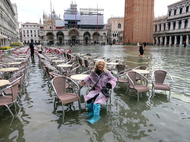 High water in St Mark's Square, Venice