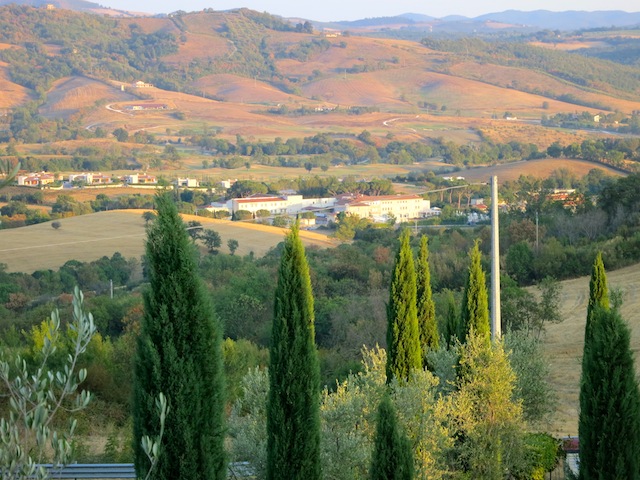 View of Tuscany near Terme di Saturnia