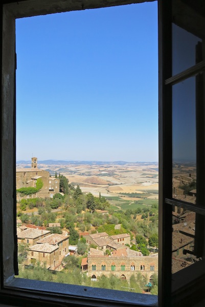 Tuscan fields outside Montalcino