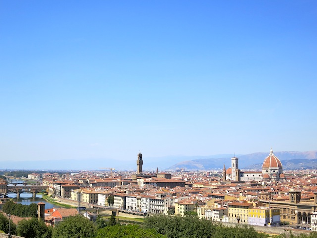 Great view of Florence from Piazzale Michelangelo