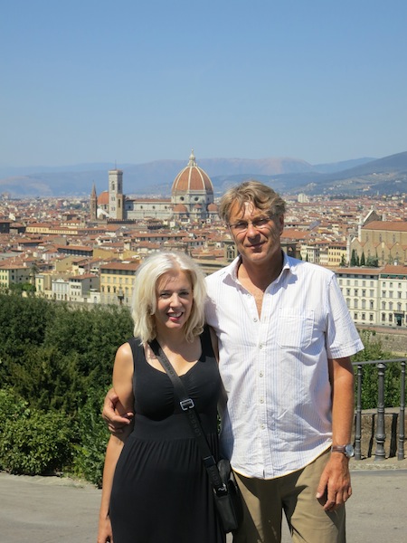 Piazzale Michelangelo Wandering Carol and Mark