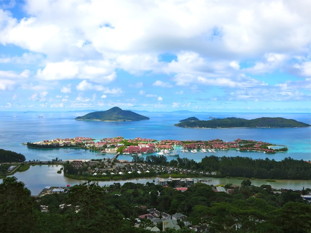Republic of Seychelles view of islands