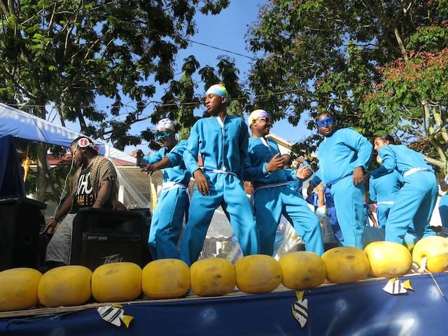 Float at Seychelles Carnival