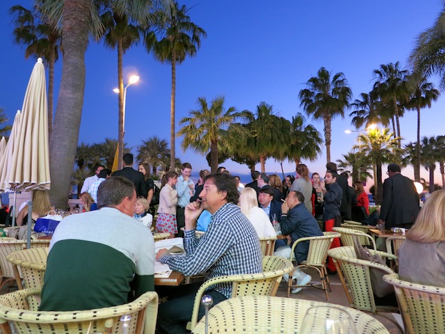 InterContinental Carlton hotel terrace in Cannes