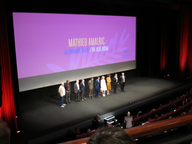 Cast of The Blue Room at Cannes 2014