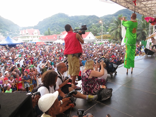 Seychelles Carnival closing ceremonies Victoria