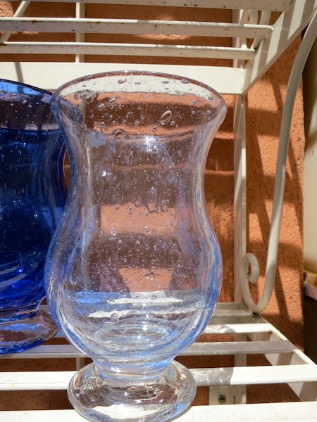 Famous Biot bubble glass in the South of France