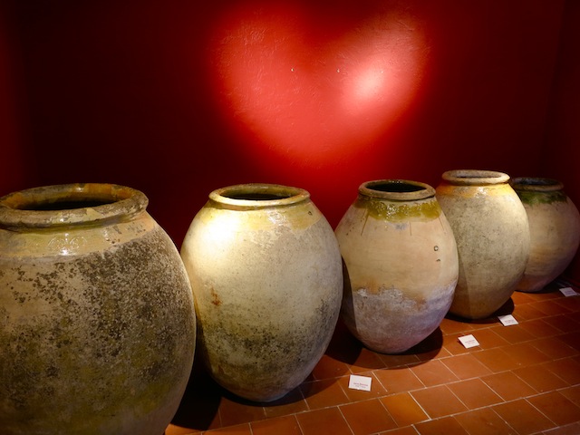 Ceramic pots at History and Ceramic Museum of Biot