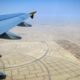 Flying over Abu Dhabi with Etihad Airways