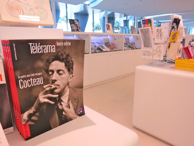 Book about Jean Cocteau in Cocteau Museum Menton