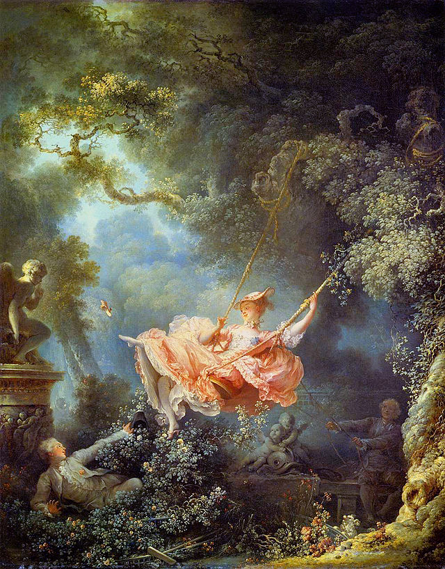 Jean-Honoré Fragonard painting of The Swing