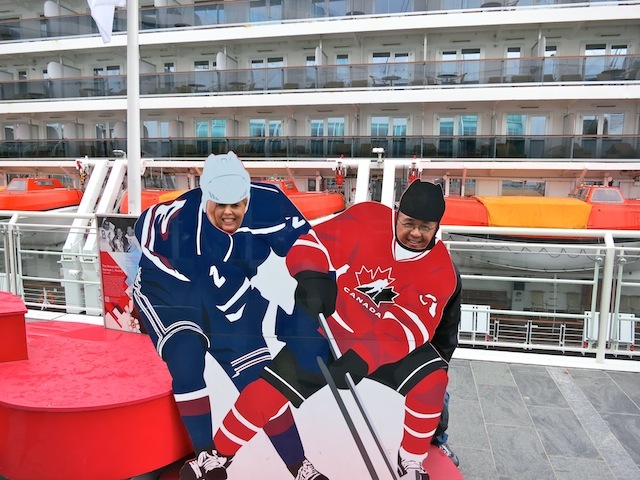 One day in Vancouver hockey photo ops at Canada Place