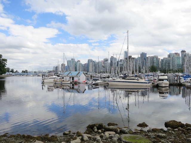 Nice view from Stanley Park in Vancouver