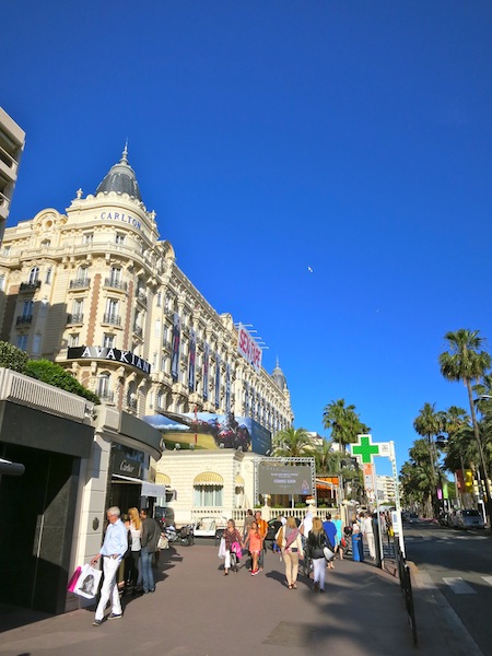 Carlton Hotel in Cannes South of France