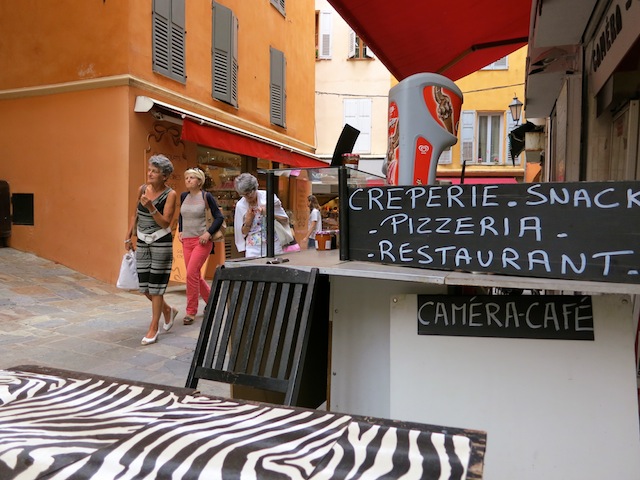 Small cafe in Grasse, France