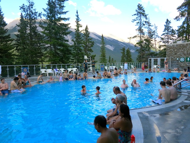 Hot springs in Banff