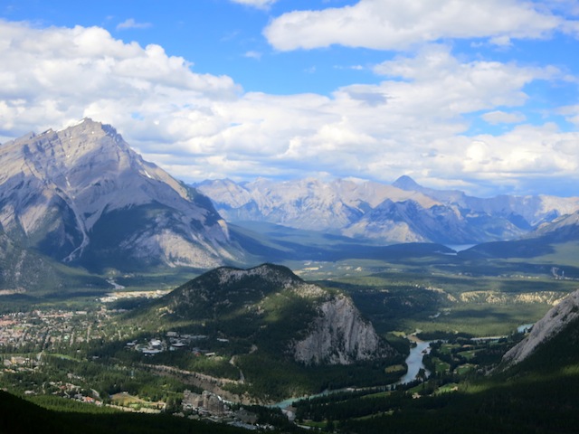 Nice view of Banff, Canada