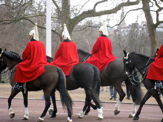 Pomp and ceremony in London England