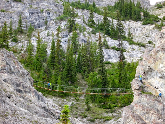 Via Ferrata at Mount Norquay in Banff Alberta