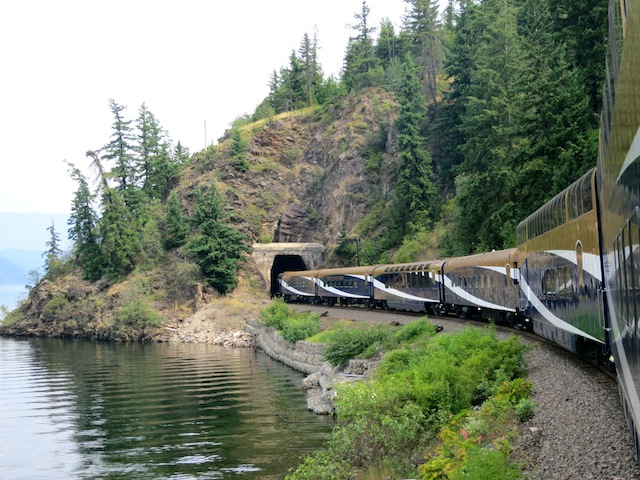 Scenic train routes Rocky Mountaineer