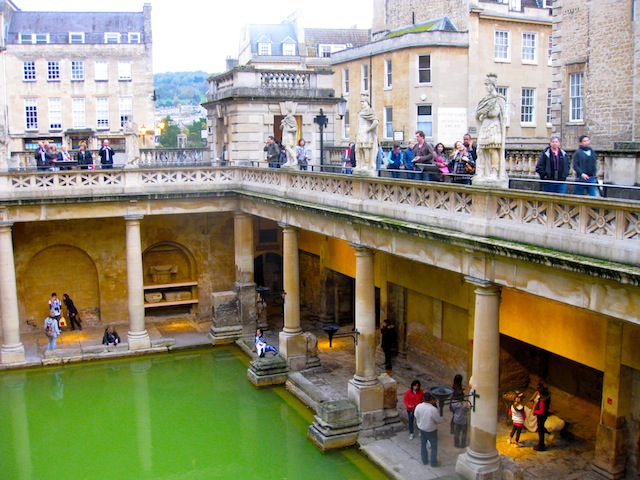 Places to visit in England, Roman baths in Bath