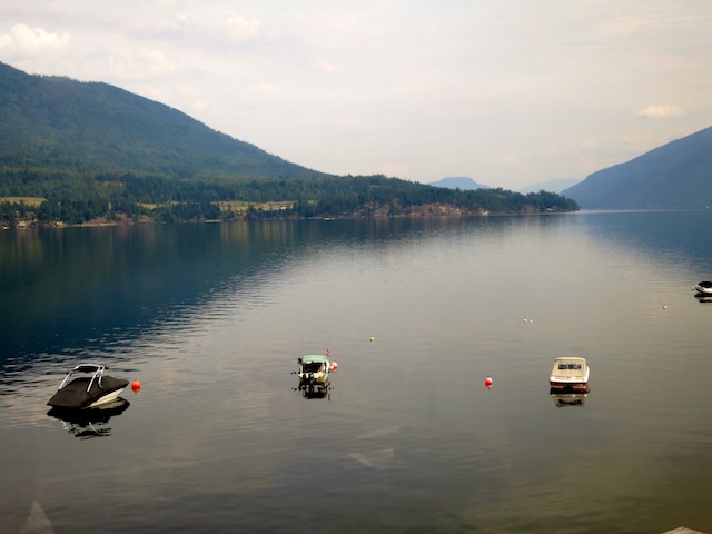 Rocky Mountaineer scenic train routes include Shuswap Lake