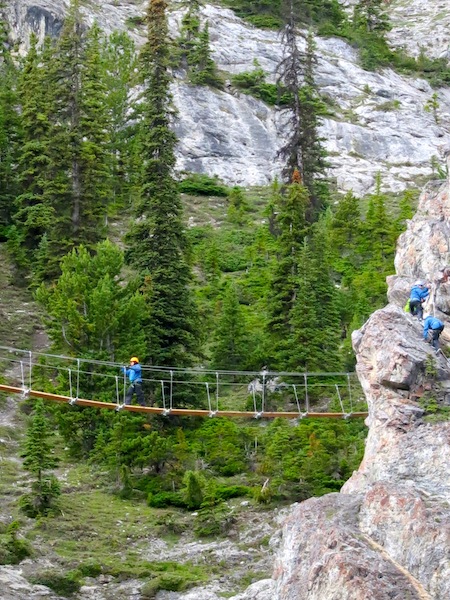 Via Ferrata on Mount Norquay