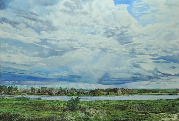 Landscape painting by Catherine Perehudoff