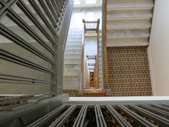 Fairmont Hotel Macdonald Edmonton stairwell