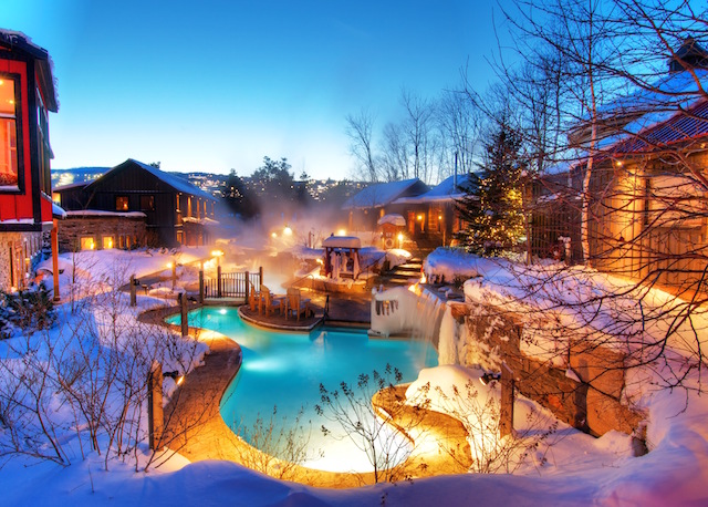 Best winter spa resorts Ontario, Scandinave Spa Blue Mountain