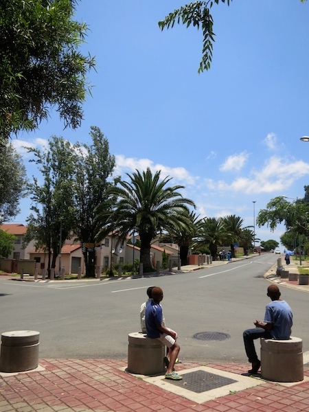 Street corner in Soweto
