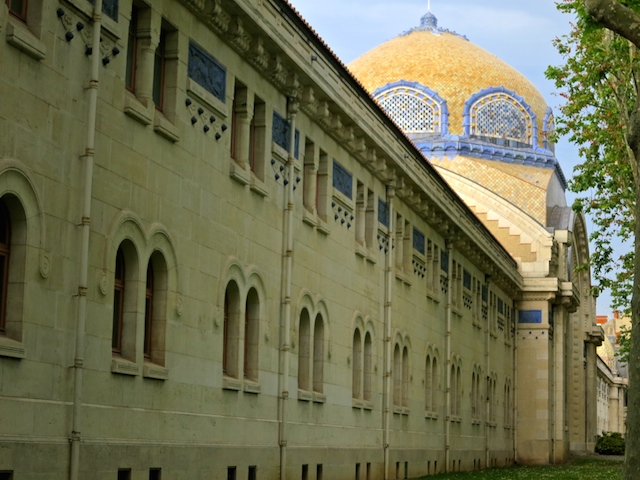 Spa building with domes called the Grand Etablissement Thermal