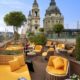 Aria Hotel Budapest rooftop patio